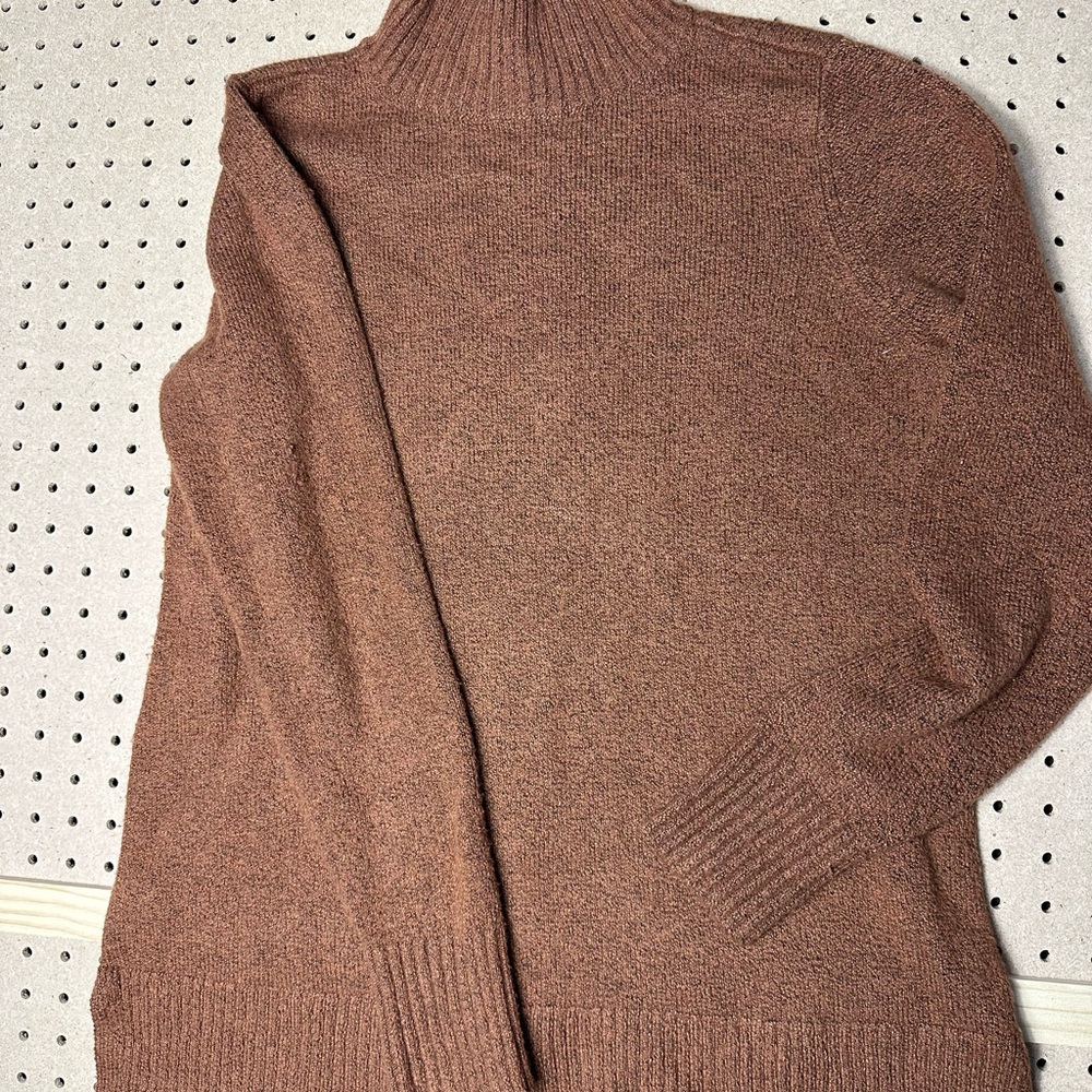 LOFT Warm Brown Knit Sweater